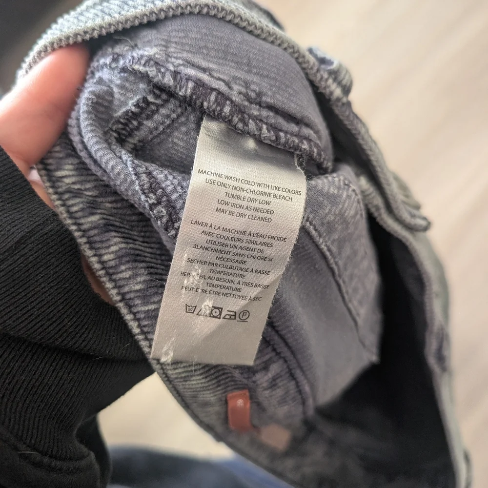 Pilcro The Wanderer Corduroy Cargo pants 29 blue green - Picture 13 of 14